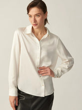 Long Sleeve Silk Blouse for Women 100% Silk Shirts